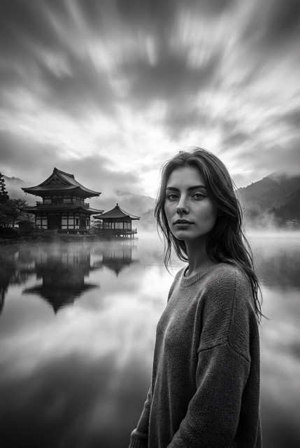 Дзен-беседка у озера